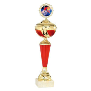 Hoher Pokal in 5 Größen mit Deckel