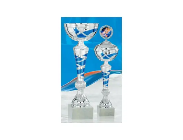 Pokalserie FR1970 Silber mit blau
