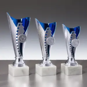 Pokalständer 54550 Silber mit blau